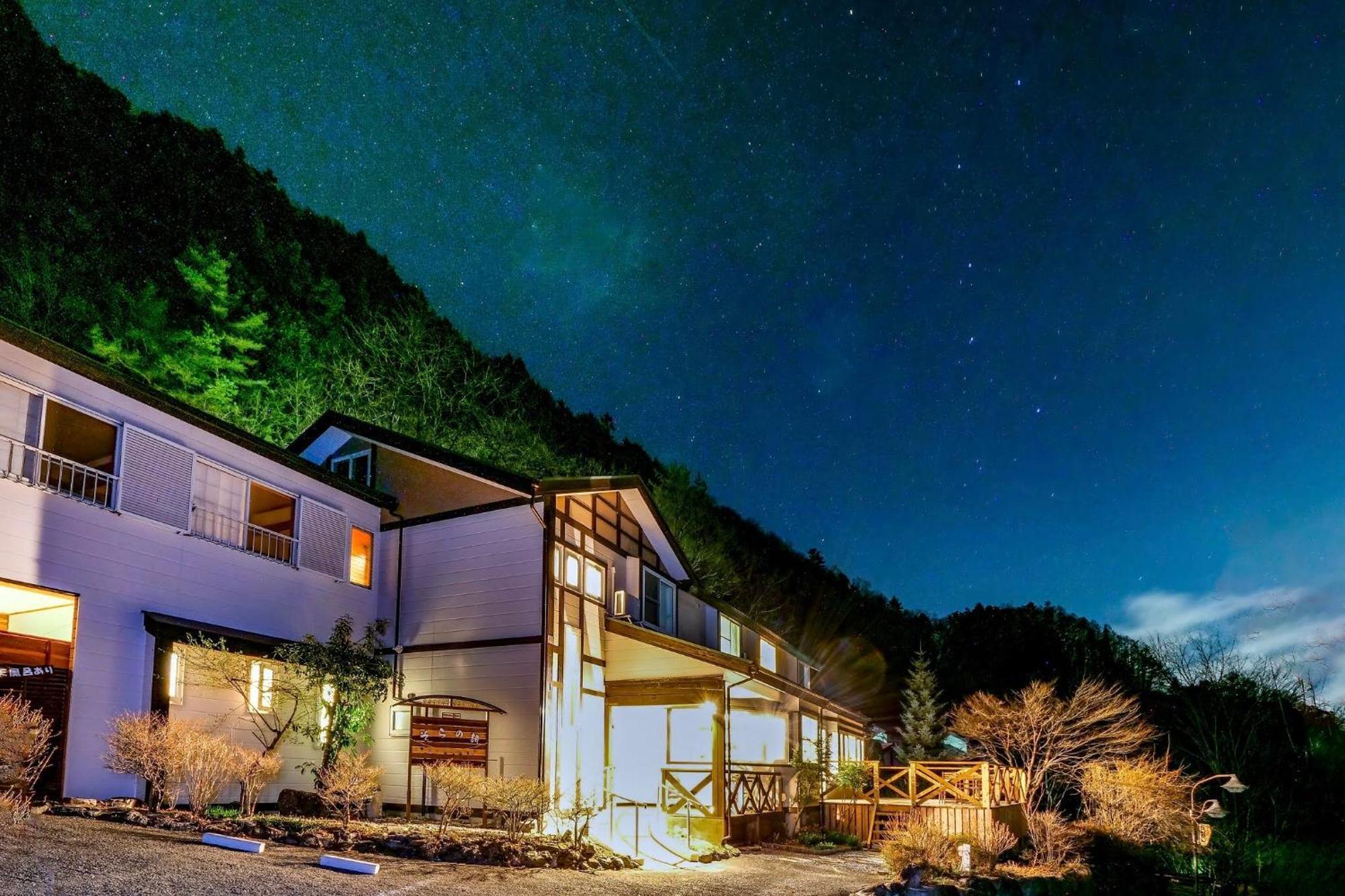 Sora No Uta Bed and Breakfast Minami Alps Exteriör bild